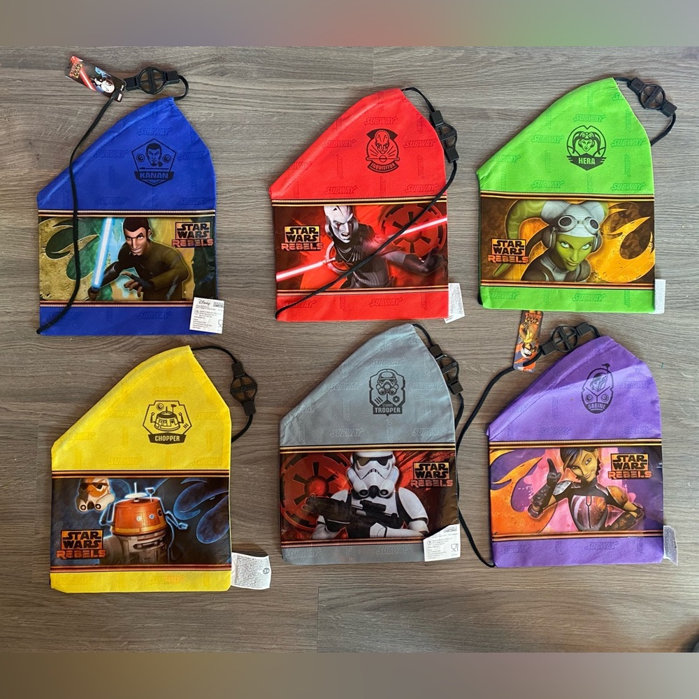 Star Wars Rebels Yellow Drawstring Bag